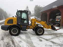 Günter Grossmann Ladowarka GG2500T telehandler with a bucket and l
