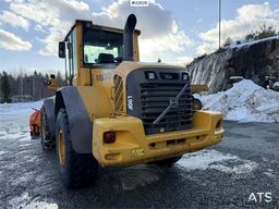 Volvo L90F wheel loader with a bucket