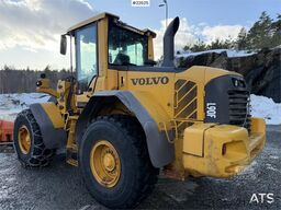 Volvo L90F wheel loader with a bucket
