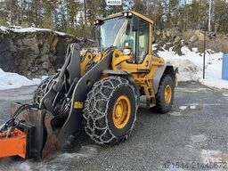 Volvo L90F wheel loader with a bucket