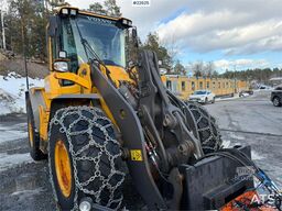 Volvo L90F wheel loader with a bucket