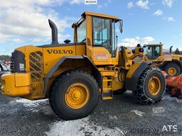 Volvo L90F wheel loader with a bucket