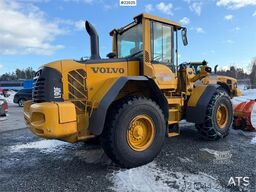 Volvo L90F wheel loader with a bucket
