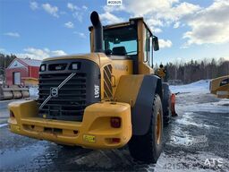 Volvo L90F wheel loader with a bucket
