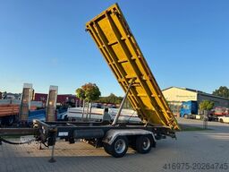 HOFFMANN Tandem Kipp Container Anhänger Tieflader 18t