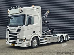 Scania R580 V8 6x2 / HOOKLIFT / HAAKARM / ABROLKIPPER