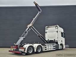 Scania R580 V8 6x2 / HOOKLIFT / HAAKARM / ABROLKIPPER