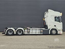 Scania R580 V8 6x2 / HOOKLIFT / HAAKARM / ABROLKIPPER