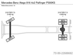 Mercedes-Benz Atego 816 4x2 Palfinger P300KS