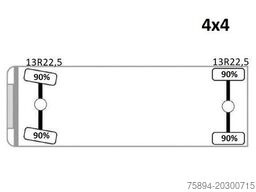 MERCEDES-BENZ ACTROS 1841 * PK 10501 + FUNK * TOP * 4x4