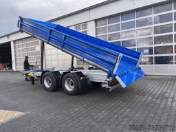 Möslein TTD 19 B  19 t Tandemkipper- Tieflader hydraulischer Klappe Breitbereifung
