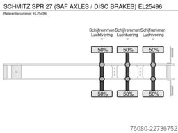 SCHMITZ SPR 27 (SAF AXLES / DISC BRAKES)