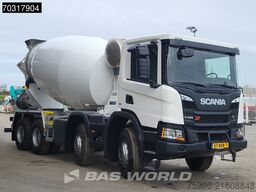 Scania P450 P 8X4 LIKE NEW NL-truck FML 10m3 mixer Ste...