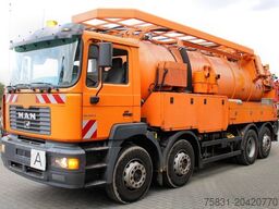 MAN FE 32.410 A 8x2 Assmann 17m³ Saug u.Druck INOX