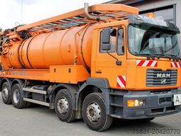 MAN FE 32.410 A 8x2 Assmann 17m³ Saug u.Druck INOX