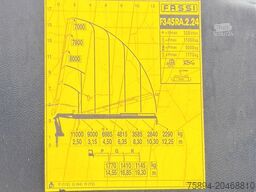 MERCEDES-BENZ ACTROS 2645* FASSI F345 RA 2.4/FUNK+Anhänger