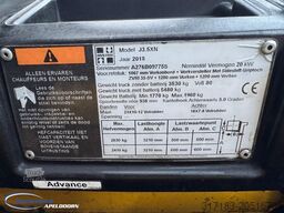 Hyster J3.5XN Sideshift, Vorkverstelling