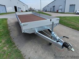 NEU! Hochlader Anhänger 3500 kg 5,08 m 2-Achser Profi Schwerlast gebremst