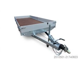 NEU! Hochlader Anhänger 3500 kg 5,08 m 2-Achser Profi Schwerlast gebremst