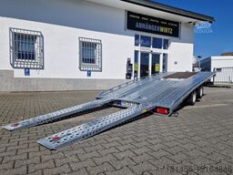 Brian James Trailers T Transporter 500x210cm ankippbar 235cm Rampen Seilwinde elektrisch Boden 3500kg