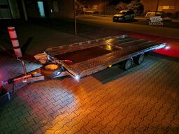 Brian James Trailers T Transporter 500x210cm ankippbar 235cm Rampen Seilwinde elektrisch Boden 3500kg