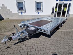 Brian James Trailers T Transporter 500x210cm ankippbar 235cm Rampen Seilwinde elektrisch Boden 3500kg