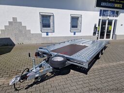 Brian James Trailers T Transporter 500x210cm ankippbar 235cm Rampen Seilwinde elektrisch Boden 3500kg