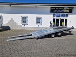 Brian James Trailers T Transporter 500x210cm ankippbar 235cm Rampen Seilwinde elektrisch Boden 3500kg