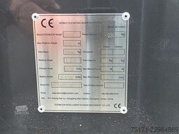 Zoomlion ZS0808AC-LI Unused, Valid Inspection, 10m Working