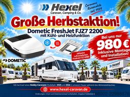 HOBBY De Luxe 495 WFB 1800 kg City-Wasser TV-Halter