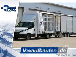 IVECO Daily  Durchladezug mit Anhänger Planenaufbau