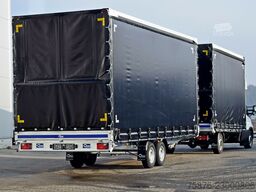 IVECO Daily  Speditionszug mit Anhänger Planenaufbau