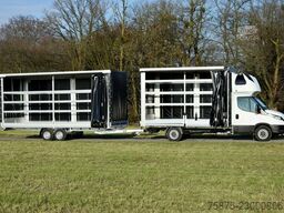 IVECO Daily  Speditionszug mit Anhänger Planenaufbau