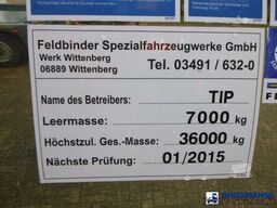 Feldbinder Chemical tank inox L4BH 37.5 m3 / 1 comp
