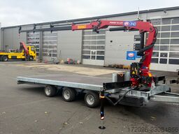  Fuß+Jacobsen, Containerpritsche + Kran, Plateau