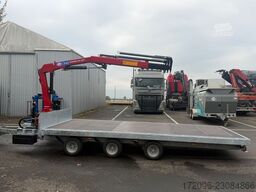  Fuß+Jacobsen, Containerpritsche + Kran, Plateau