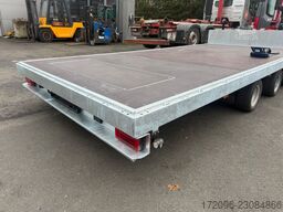  Fuß+Jacobsen, Containerpritsche + Kran, Plateau