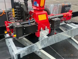  Fuß+Jacobsen, Containerpritsche + Kran, Plateau