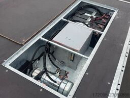  Fuß+Jacobsen, Containerpritsche + Kran, Plateau