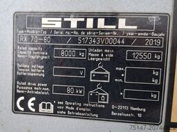 STILL RX 70-80 HYBRID Kabine Duplex-Mast 4 Zinken