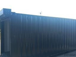 20 Fuß Container mit Sektionaltor Garage Anthrazit / Container mit Rolltor / NEU