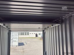 20 Fuß Container mit Sektionaltor Garage Anthrazit / Container mit Rolltor / NEU