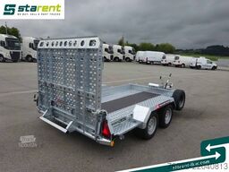 BRIAN JAMES TRAILERS Digger Plant, Schwerlast-Rampe, 3,7m x 1,7m