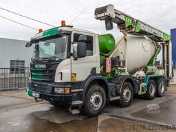 SCANIA P400 +STETTER 7m3+TAPIS THEAM TS 13