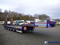 Kassbohrer 5-axle semi-lowbed trailer ext 74 t + ramps