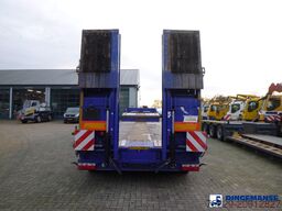 Kassbohrer 5-axle semi-lowbed trailer ext 74 t + ramps