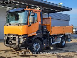 Renault C380 4X4 HIAB X-Hiduo 138 ES-2 Crane 7m3 tipper...