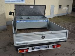 VOLKSWAGEN T5 T6 Doka Pritsche Klima Pritschenbox Alu 1. Hd