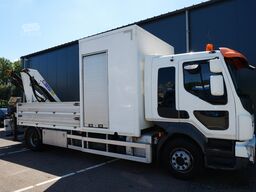 Volvo FL 280 open box truck with HMF 1320 crane 362.3...