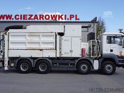 MAN TGA 35.440 8×4 / SB-106 vacuum excavator